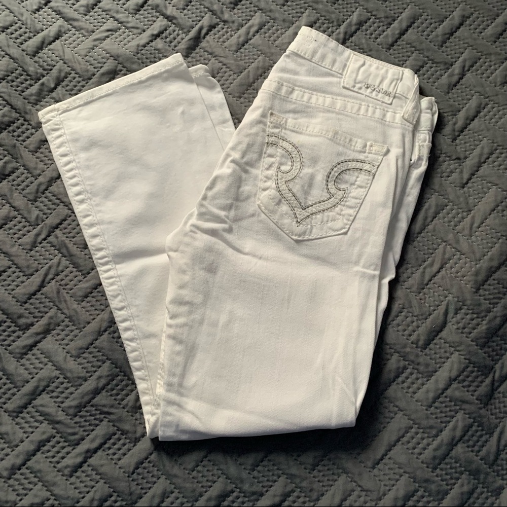 White Big Star Capris